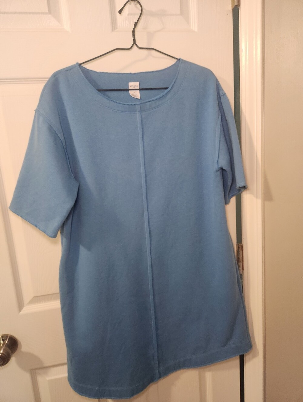 Soft, Casual Crewneck Jersey Dress, with Pockets!